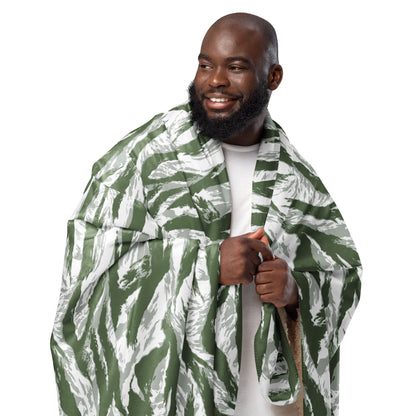 American Tiger Stripe Arctic Noorvik CAMO Sherpa blanket - Blanket