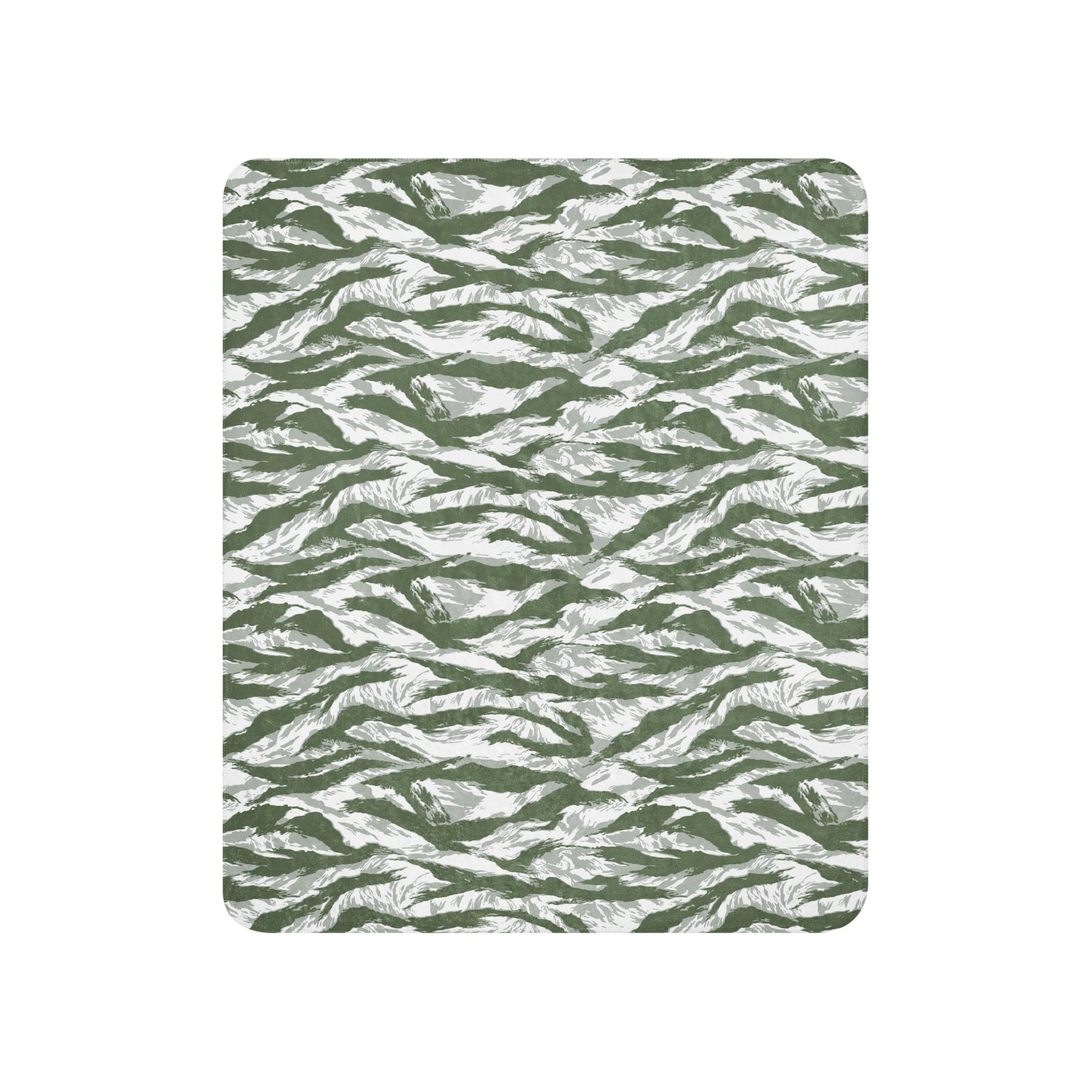 American Tiger Stripe Arctic Noorvik CAMO Sherpa blanket - Blanket