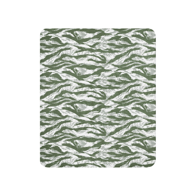 Tiger Stripe Arctic Noorvik CAMO Sherpa Blanket