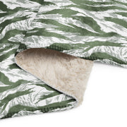 Tiger Stripe Arctic Noorvik CAMO Sherpa Blanket
