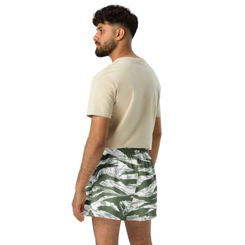 Tiger Stripe Arctic Noorvik CAMO Unisex Athletic Shorts