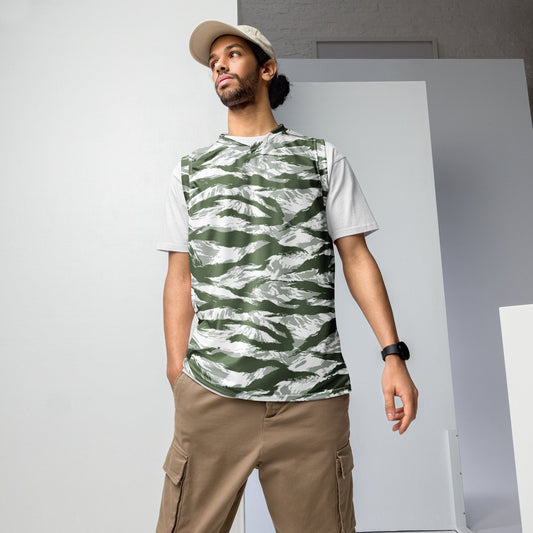 American Tiger Stripe Arctic Noorvik CAMO unisex basketball jersey - 2XS - Basketball Jerseys