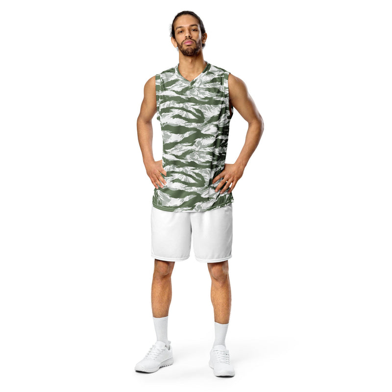 Tiger Stripe Arctic Noorvik CAMO Unisex Basketball Jersey