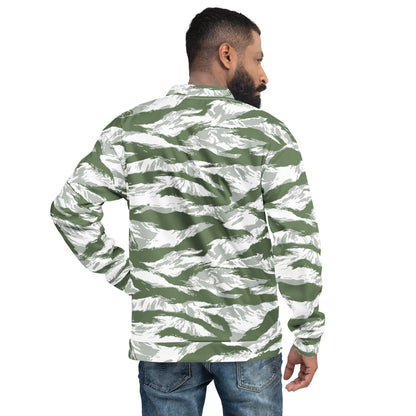 American Tiger Stripe Arctic Noorvik CAMO Unisex Bomber Jacket - Jackets