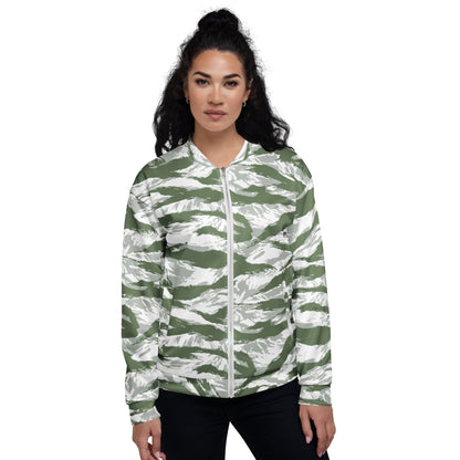 American Tiger Stripe Arctic Noorvik CAMO Unisex Bomber Jacket - Jackets