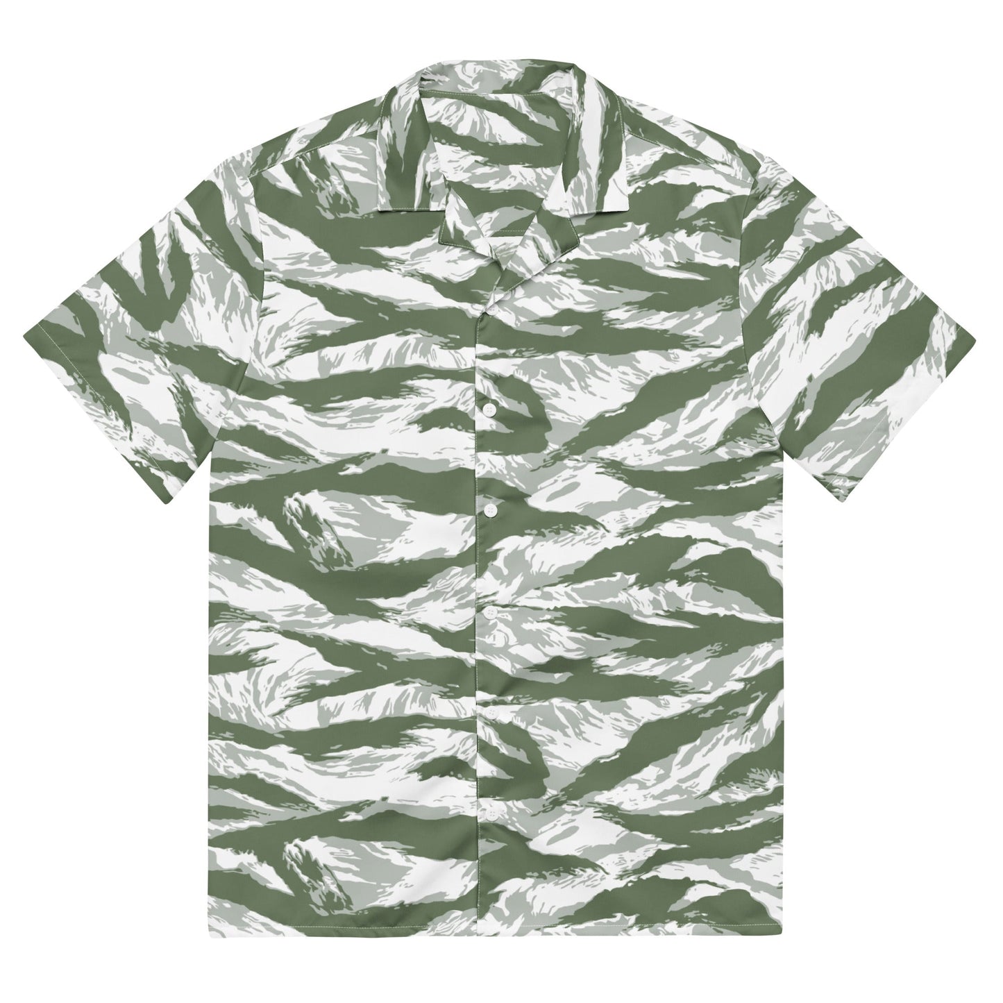 American Tiger Stripe Arctic Noorvik CAMO Unisex button shirt - 2XS - Button Shirts