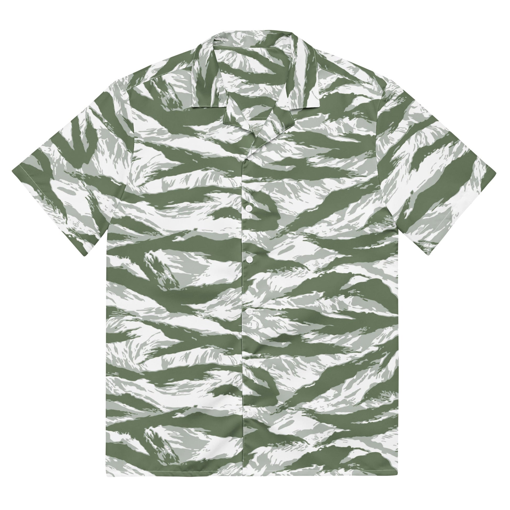 American Tiger Stripe Arctic Noorvik CAMO Unisex button shirt - 2XS - Button Shirts
