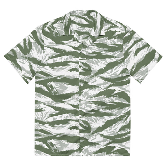 American Tiger Stripe Arctic Noorvik CAMO Unisex button shirt - 2XS - Button Shirts