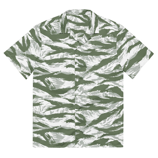 Tiger Stripe Arctic Noorvik CAMO Unisex Short-Sleeve Button Shirt - 2XS - Button-Up