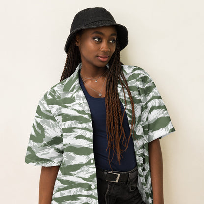 American Tiger Stripe Arctic Noorvik CAMO Unisex button shirt - Button Shirts