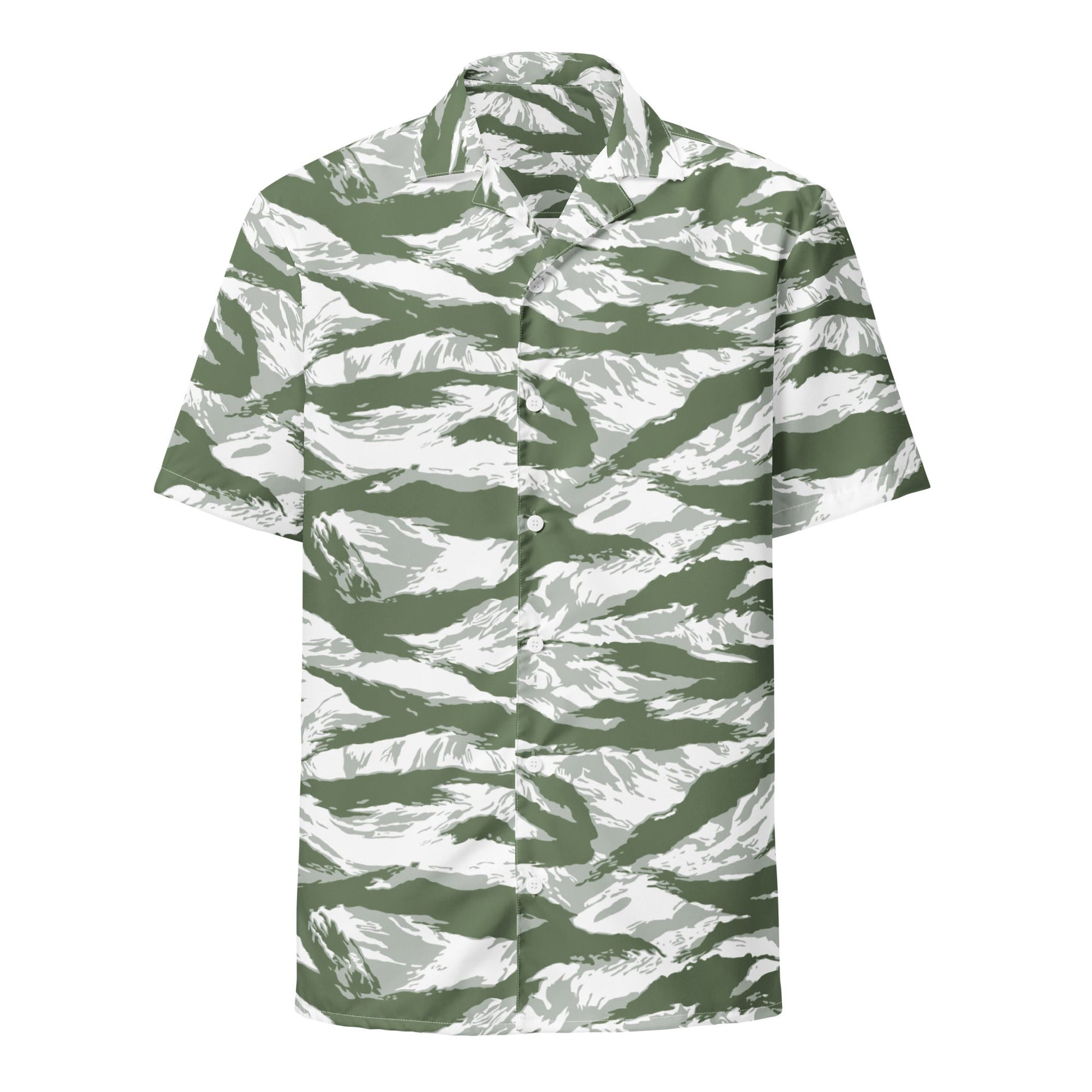 American Tiger Stripe Arctic Noorvik CAMO Unisex button shirt - Button Shirts