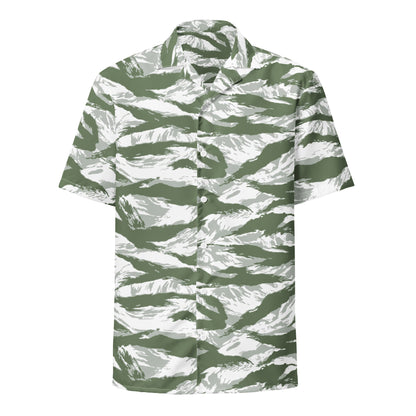 American Tiger Stripe Arctic Noorvik CAMO Unisex button shirt - Button Shirts