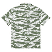 Tiger Stripe Arctic Noorvik CAMO Unisex Short-Sleeve Button Shirt - Button-Up
