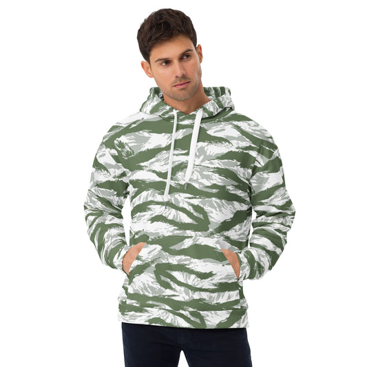 American Tiger Stripe Arctic Noorvik CAMO Unisex Hoodie - 2XS - Hoodies