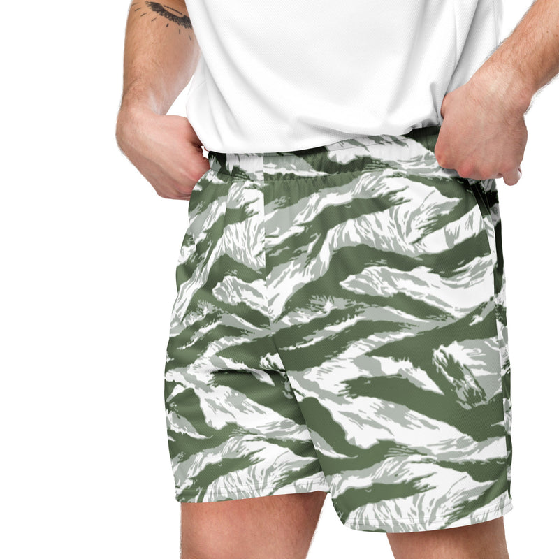 Tiger Stripe Arctic Noorvik CAMO Unisex Mesh Shorts
