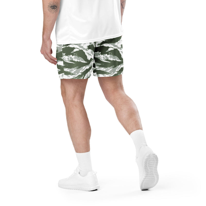 Tiger Stripe Arctic Noorvik CAMO Unisex Mesh Shorts