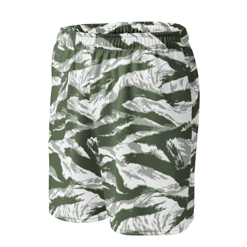 Tiger Stripe Arctic Noorvik CAMO Unisex Mesh Shorts