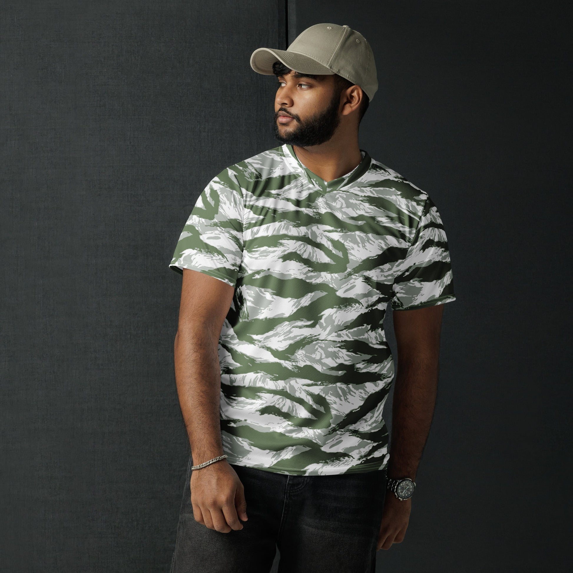 American Tiger Stripe Arctic Noorvik CAMO unisex sports jersey - Sports Jerseys