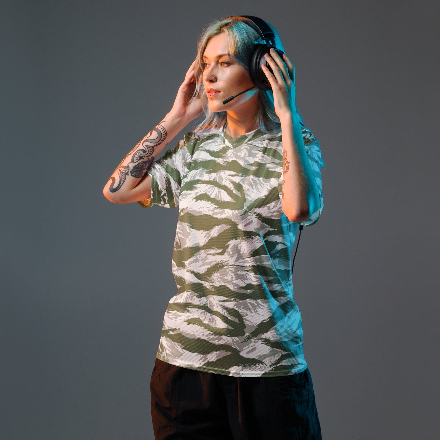 American Tiger Stripe Arctic Noorvik CAMO unisex sports jersey - Sports Jerseys