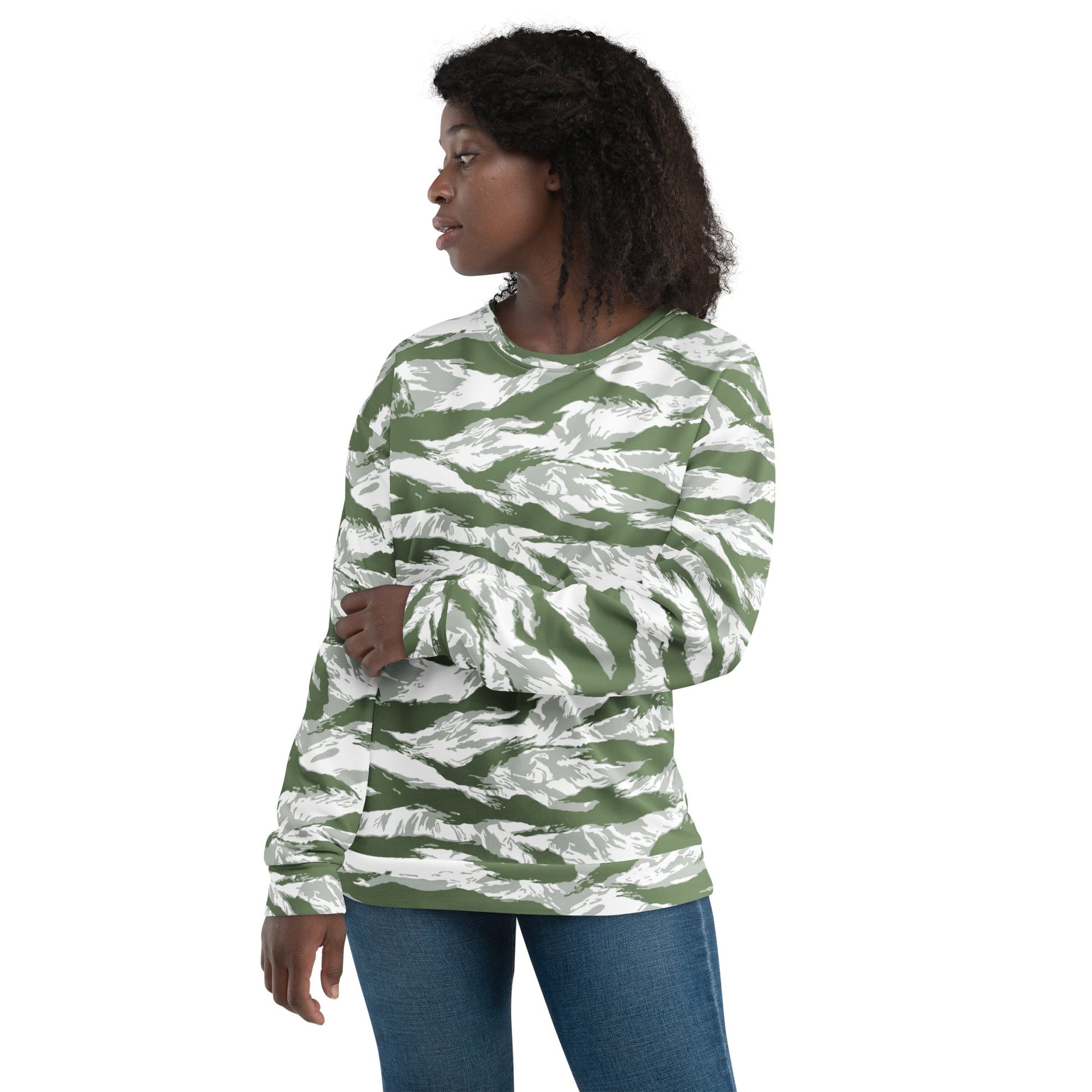 American Tiger Stripe Arctic Noorvik CAMO Unisex Sweatshirt - Sweatshirts