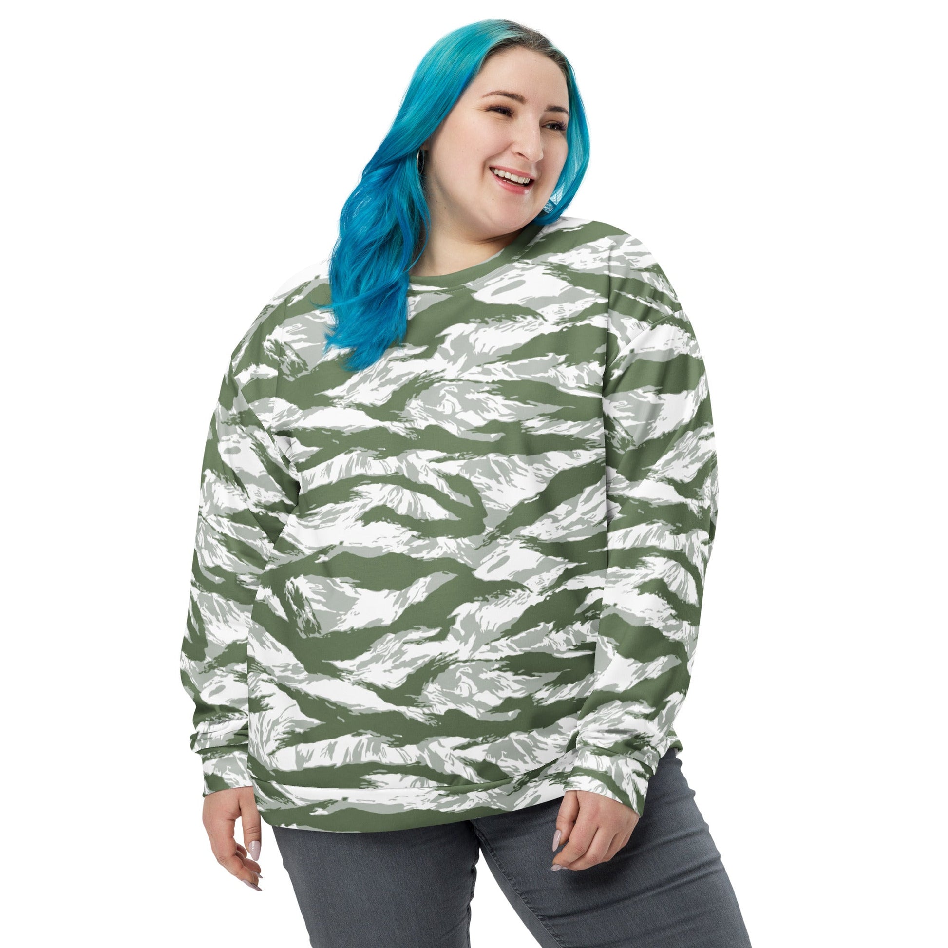 American Tiger Stripe Arctic Noorvik CAMO Unisex Sweatshirt - Sweatshirts