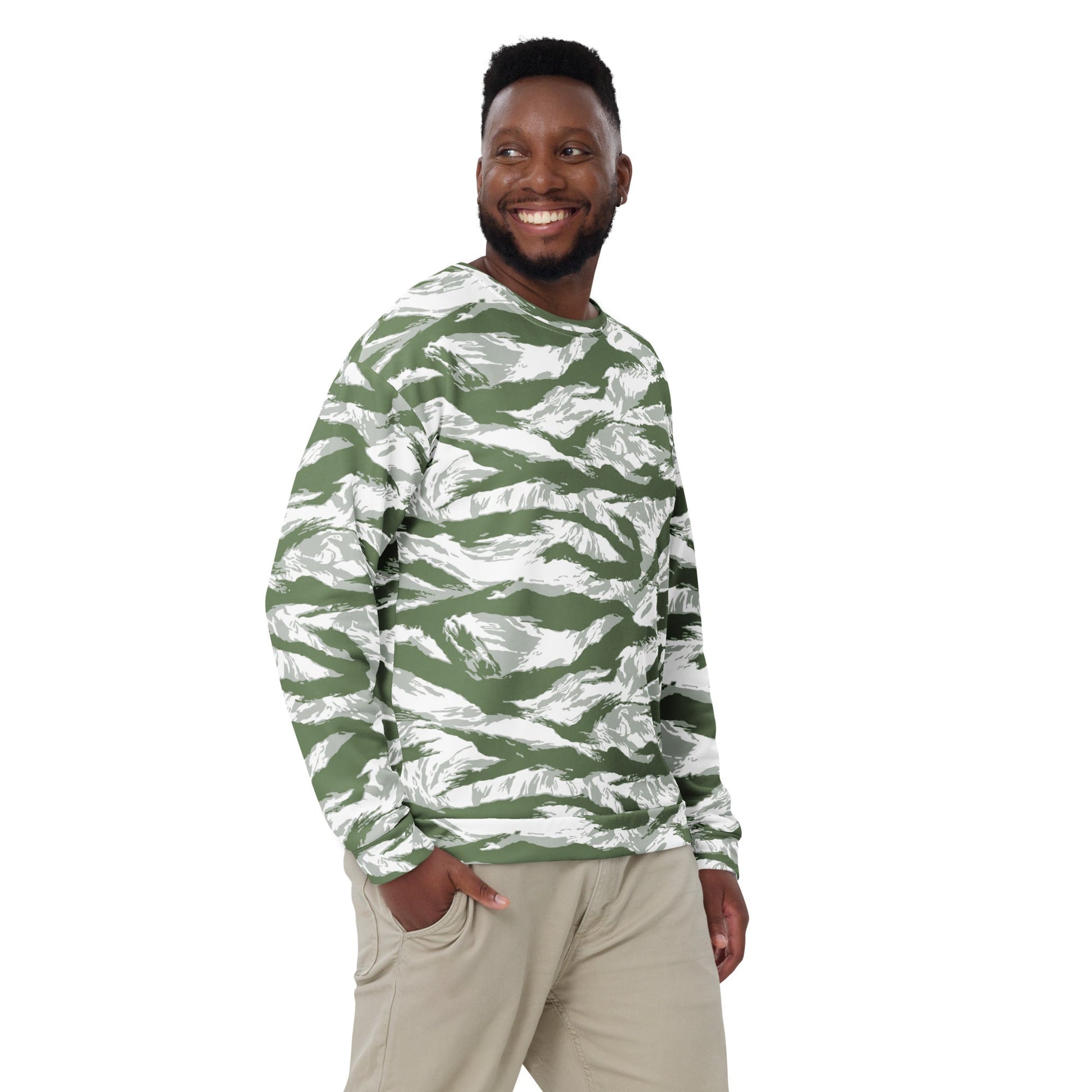 American Tiger Stripe Arctic Noorvik CAMO Unisex Sweatshirt - Sweatshirts