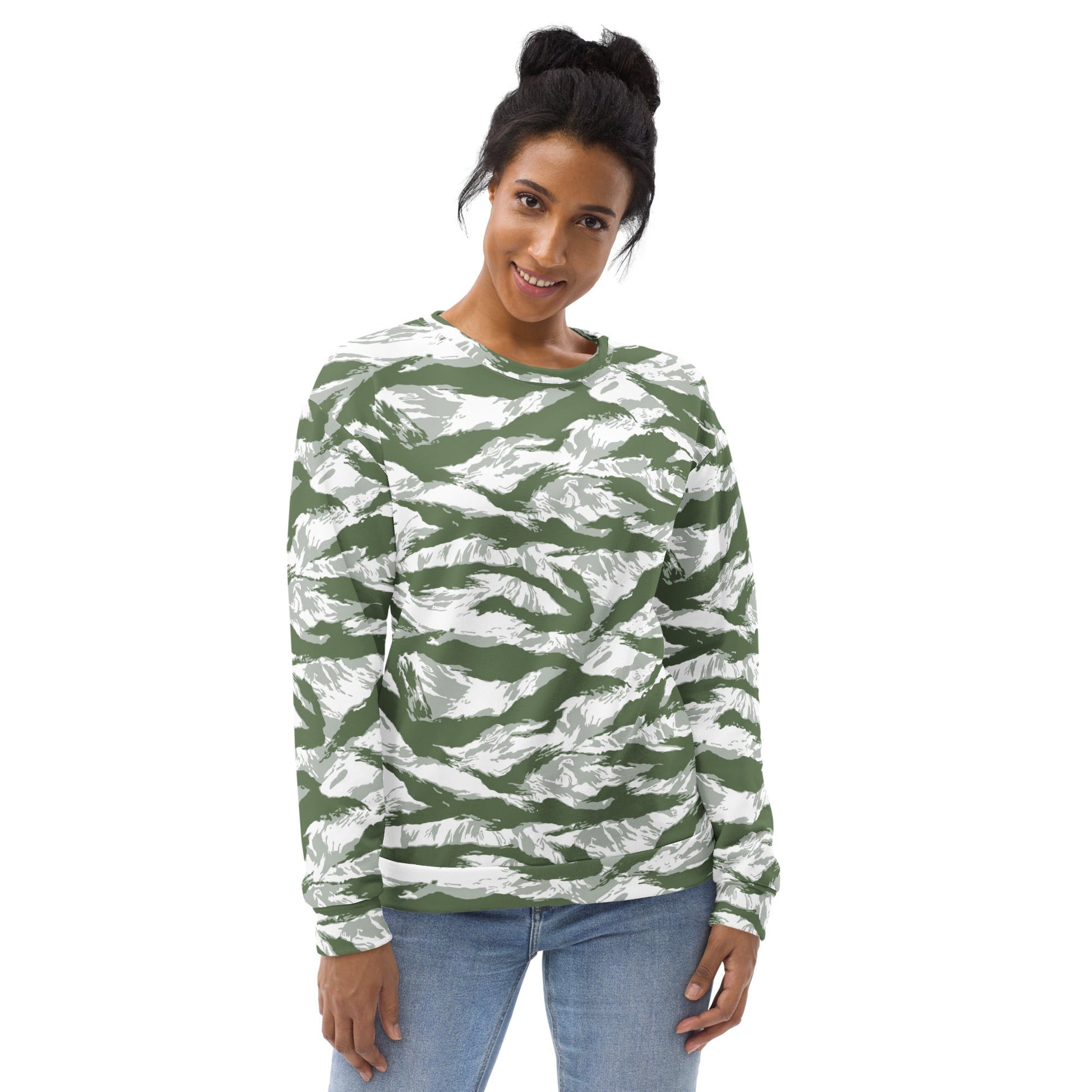 American Tiger Stripe Arctic Noorvik CAMO Unisex Sweatshirt - Sweatshirts