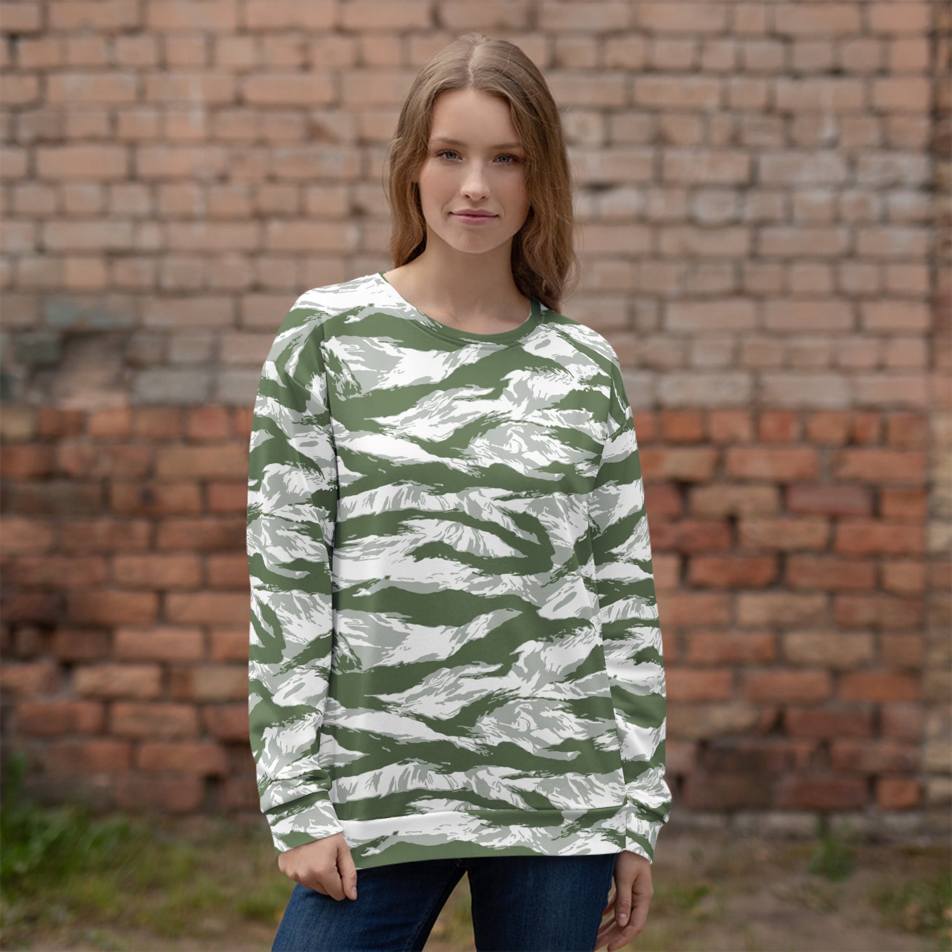 American Tiger Stripe Arctic Noorvik CAMO Unisex Sweatshirt - Sweatshirts