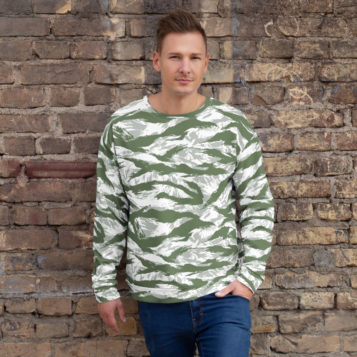 American Tiger Stripe Arctic Noorvik CAMO Unisex Sweatshirt - XS - Sweatshirts