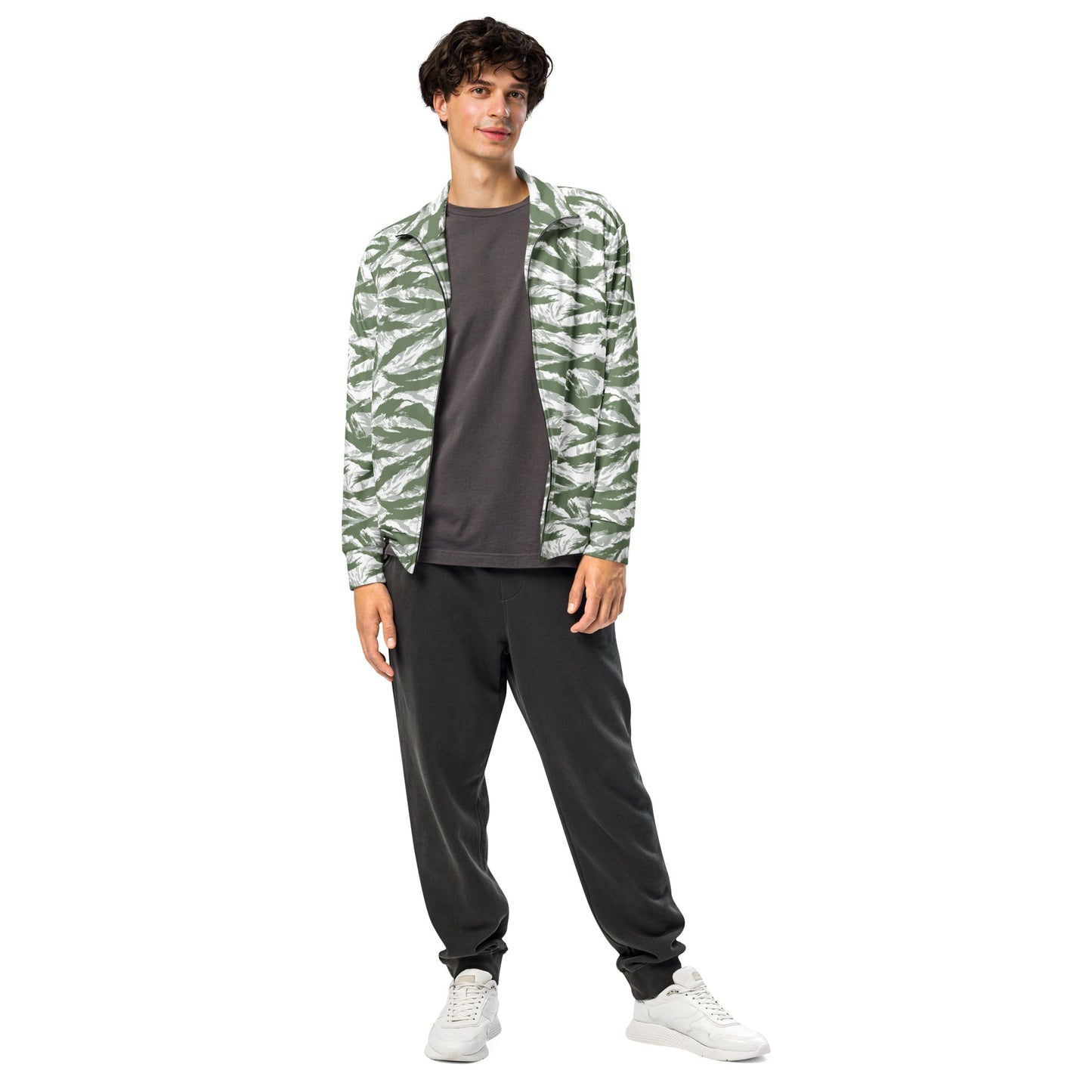 American Tiger Stripe Arctic Noorvik CAMO Unisex Track Jacket - 2XS