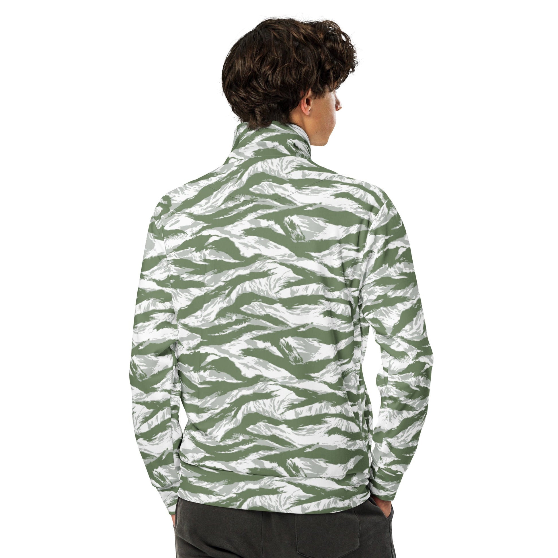American Tiger Stripe Arctic Noorvik CAMO Unisex Track Jacket - 2XS