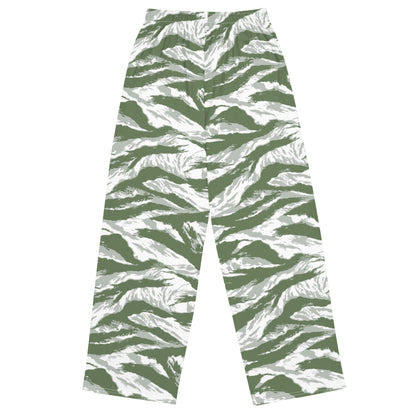 American Tiger Stripe Arctic Noorvik CAMO unisex wide-leg pants - Wide-leg Pants
