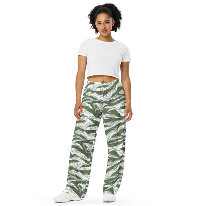 American Tiger Stripe Arctic Noorvik CAMO unisex wide-leg pants - Wide-leg Pants