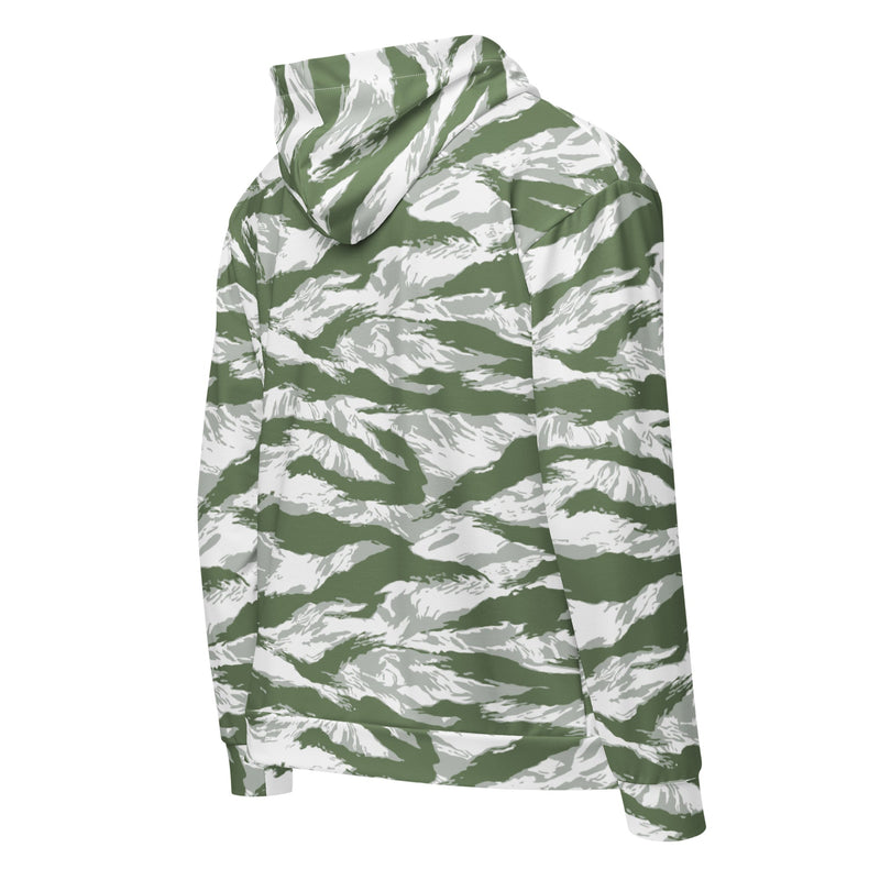 Tiger Stripe Arctic Noorvik CAMO Unisex Zip Hoodie