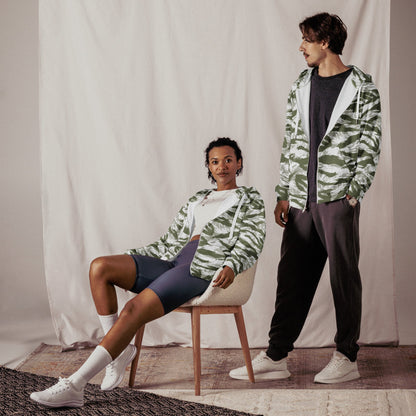 American Tiger Stripe Arctic Noorvik CAMO Unisex zip hoodie - Zip Hoodies