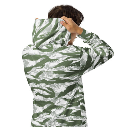American Tiger Stripe Arctic Noorvik CAMO Unisex zip hoodie - Zip Hoodies
