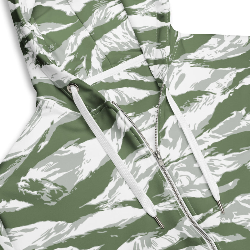 Tiger Stripe Arctic Noorvik CAMO Unisex Zip Hoodie
