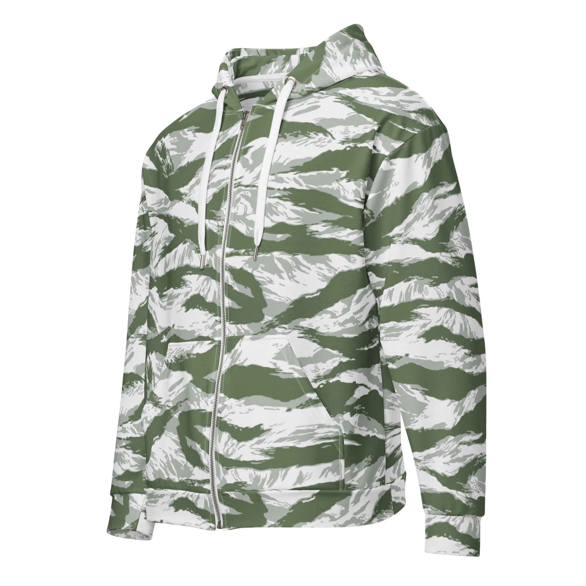 American Tiger Stripe Arctic Noorvik CAMO Unisex zip hoodie - Zip Hoodies