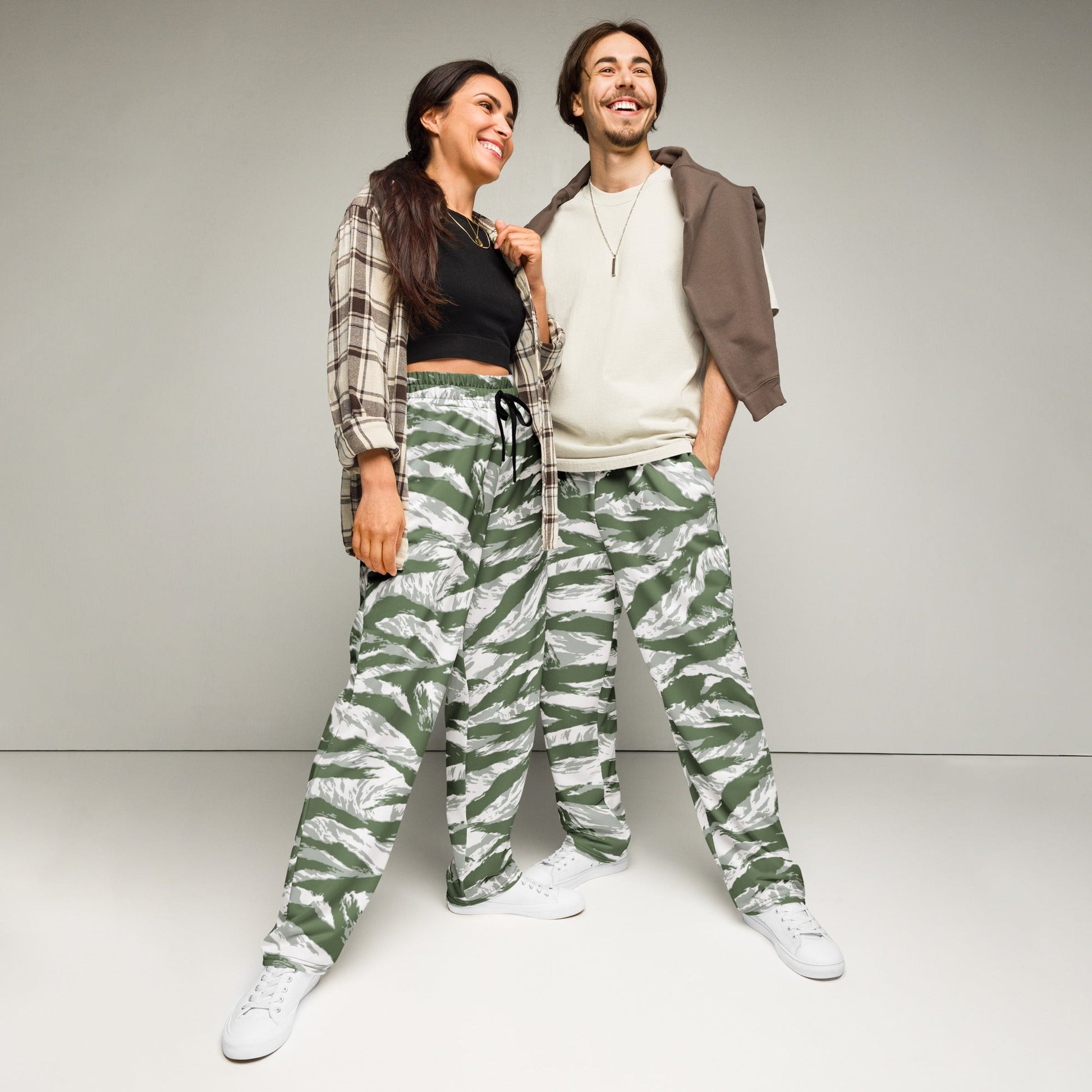 American Tiger Stripe Arctic Noorvik CAMO Wide-leg joggers - 2XS - Joggers