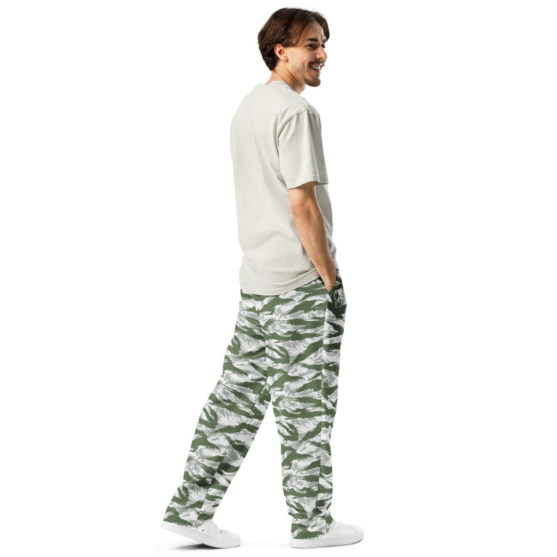 Tiger Stripe Arctic Noorvik CAMO Unisex Wide-Leg Joggers - 2XS
