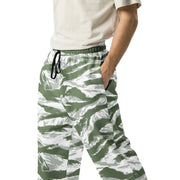 Tiger Stripe Arctic Noorvik CAMO Unisex Wide-Leg Joggers