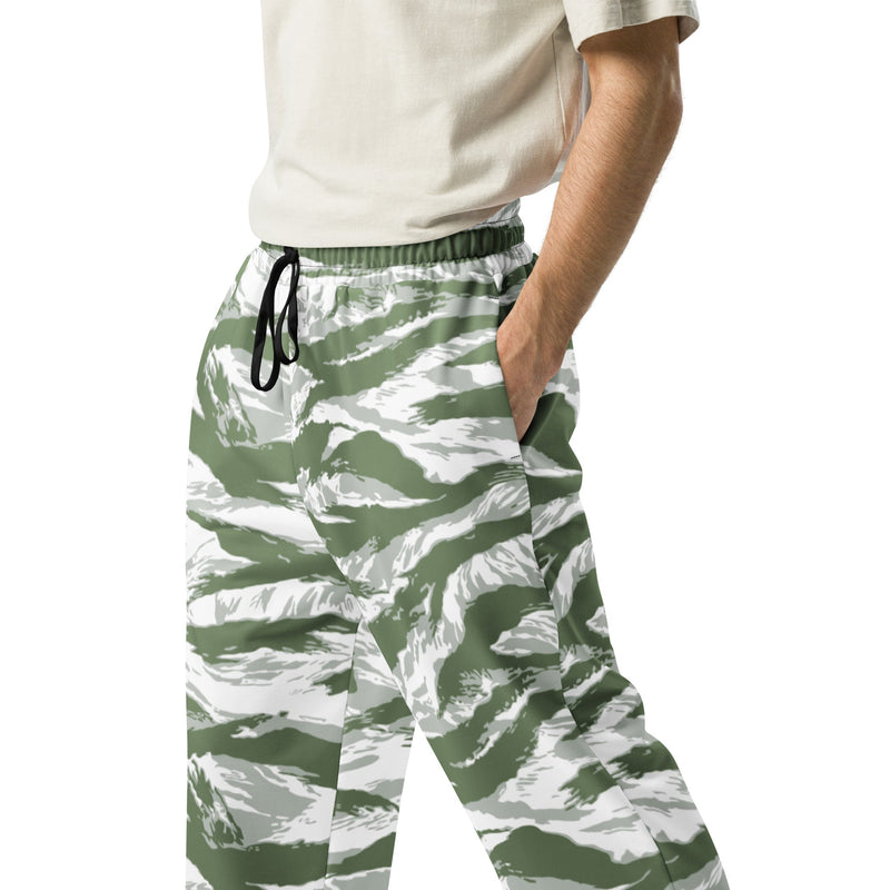 Tiger Stripe Arctic Noorvik CAMO Unisex Wide-Leg Joggers