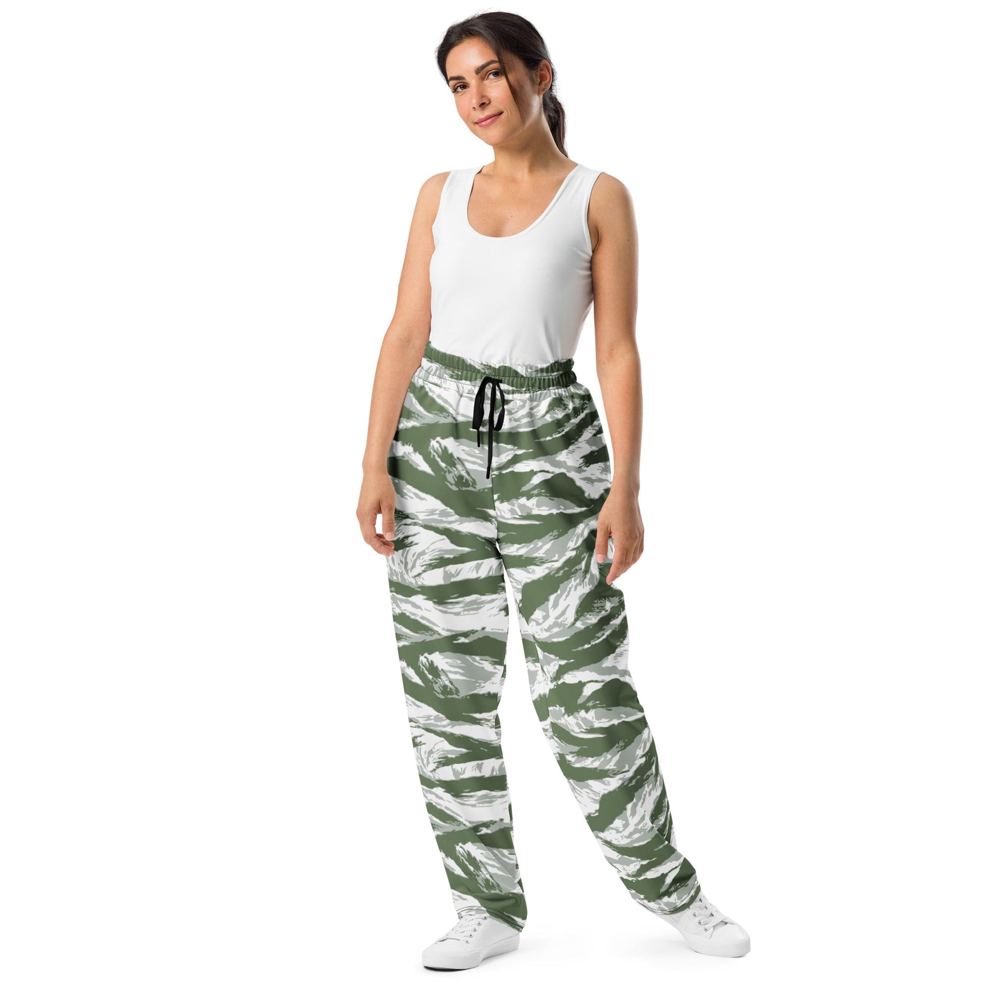 American Tiger Stripe Arctic Noorvik CAMO Wide-leg joggers - Joggers