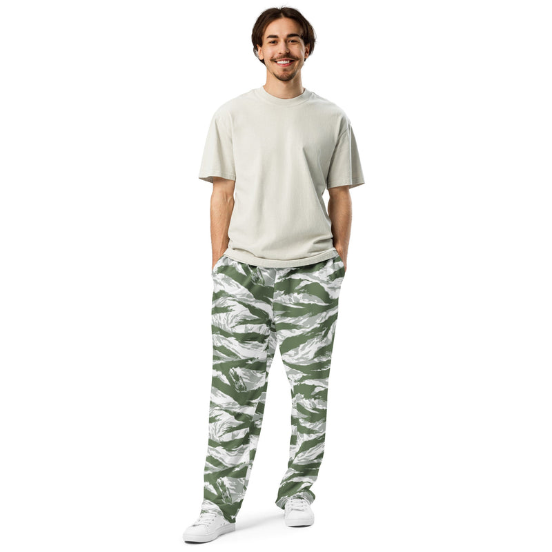 Tiger Stripe Arctic Noorvik CAMO Unisex Wide-Leg Joggers