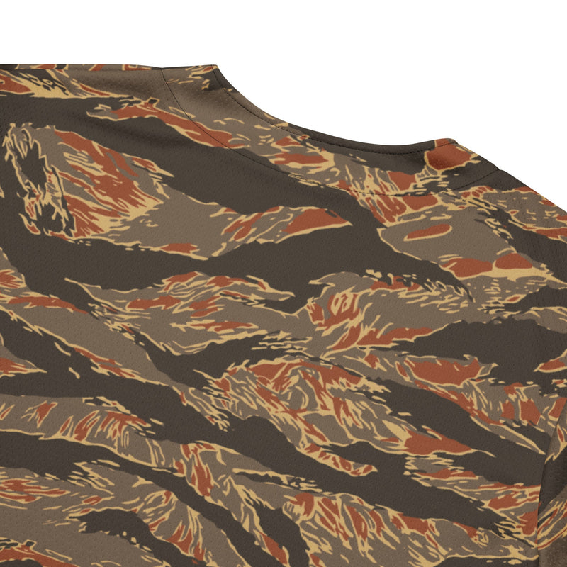 Tiger Stripe Emberwood CAMO Unisex Baseball Jersey