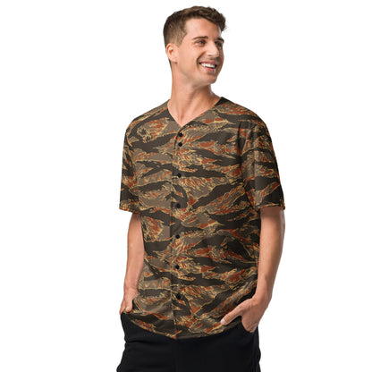 American Tiger Stripe Autumn CAMO baseball jersey - Baseball Jerseys