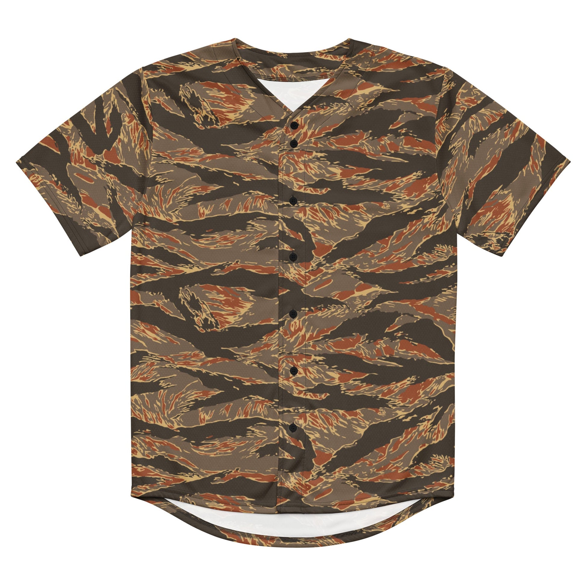 American Tiger Stripe Autumn CAMO baseball jersey - Baseball Jerseys