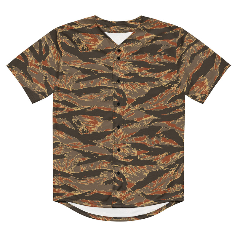 Tiger Stripe Emberwood CAMO Unisex Baseball Jersey