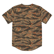 Tiger Stripe Emberwood CAMO Unisex Baseball Jersey