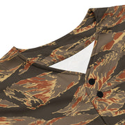Tiger Stripe Emberwood CAMO Unisex Baseball Jersey